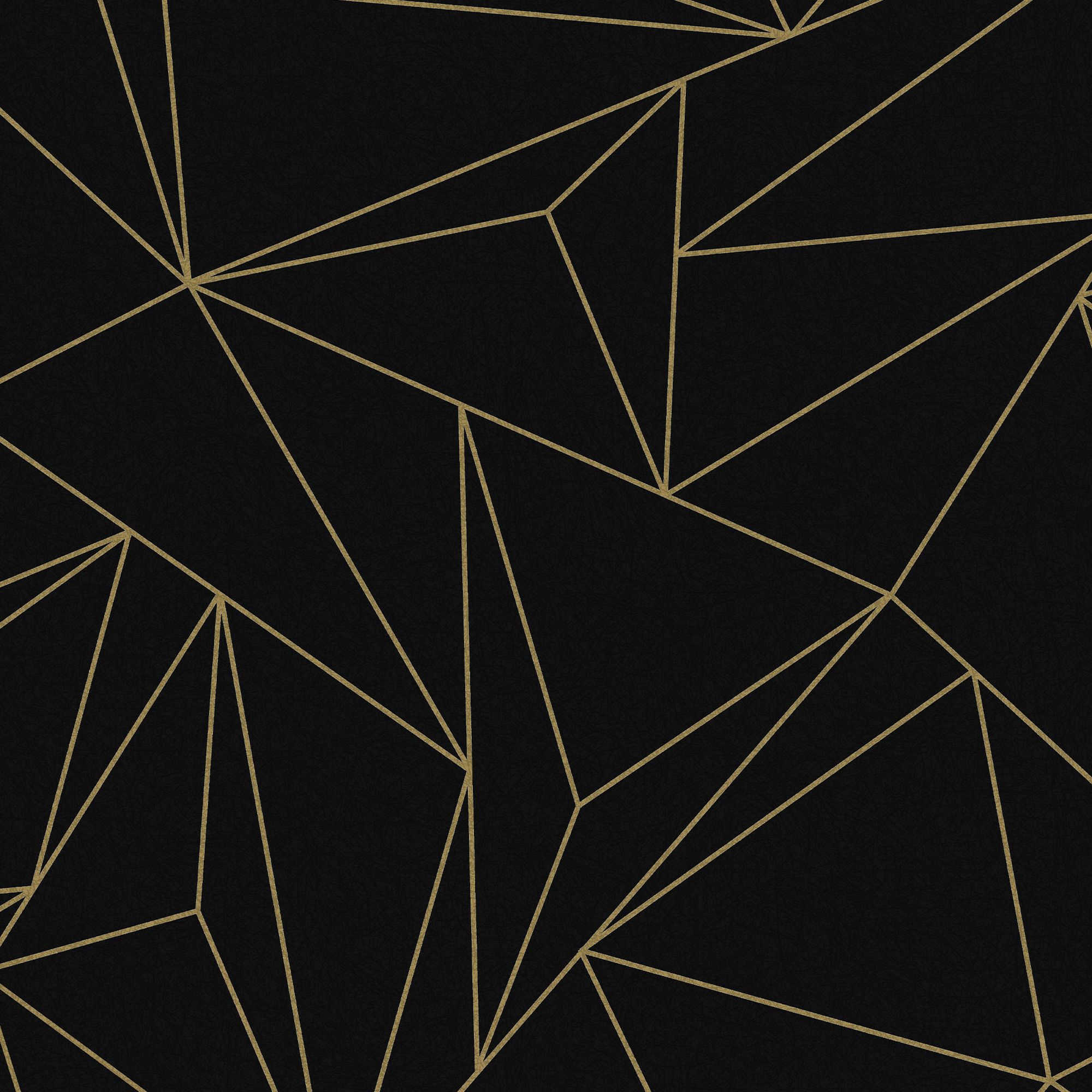 Next Scatter geo Black Metallic effect Smooth Wallpaper