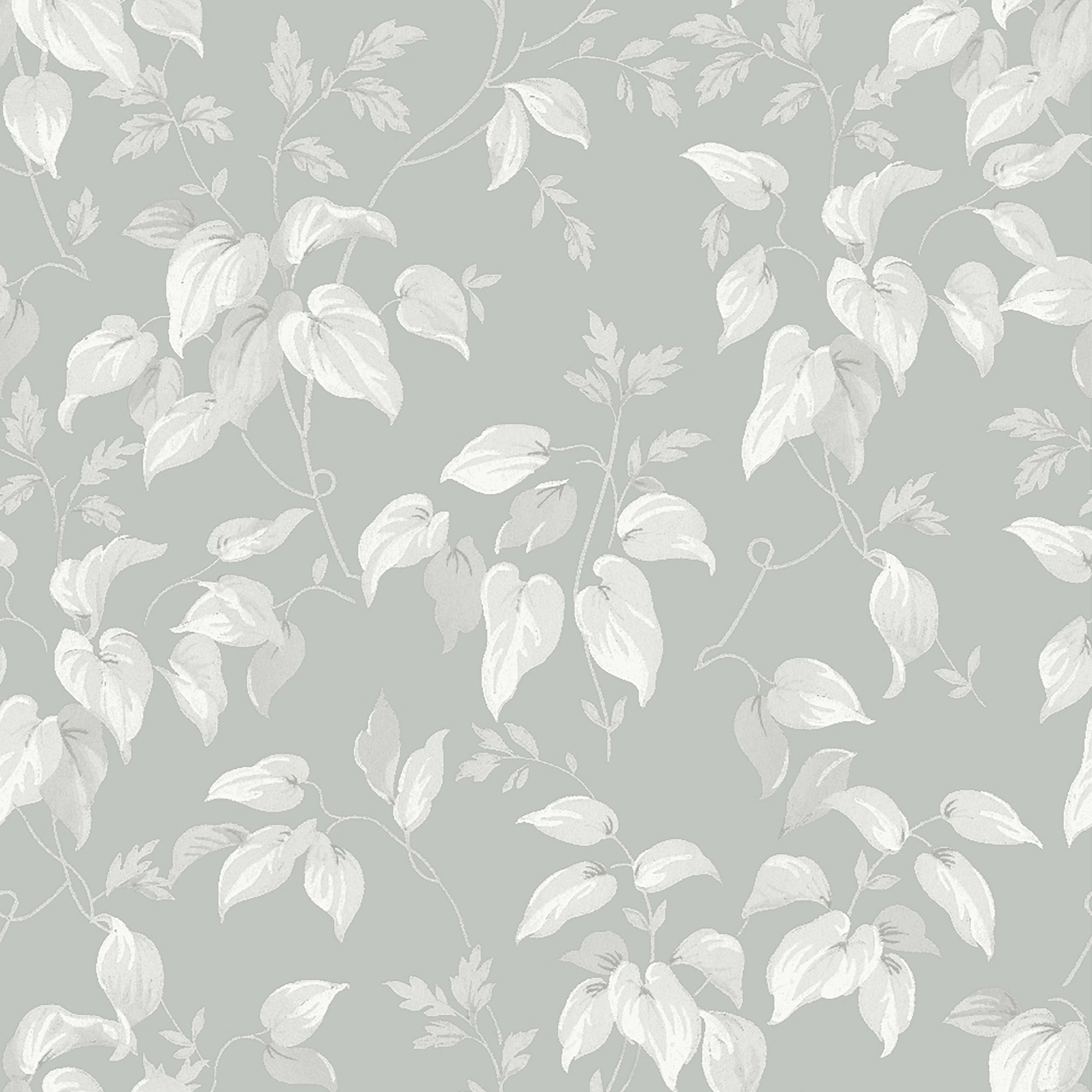 Next Trail flower Grey Smooth Wallpaper Sample