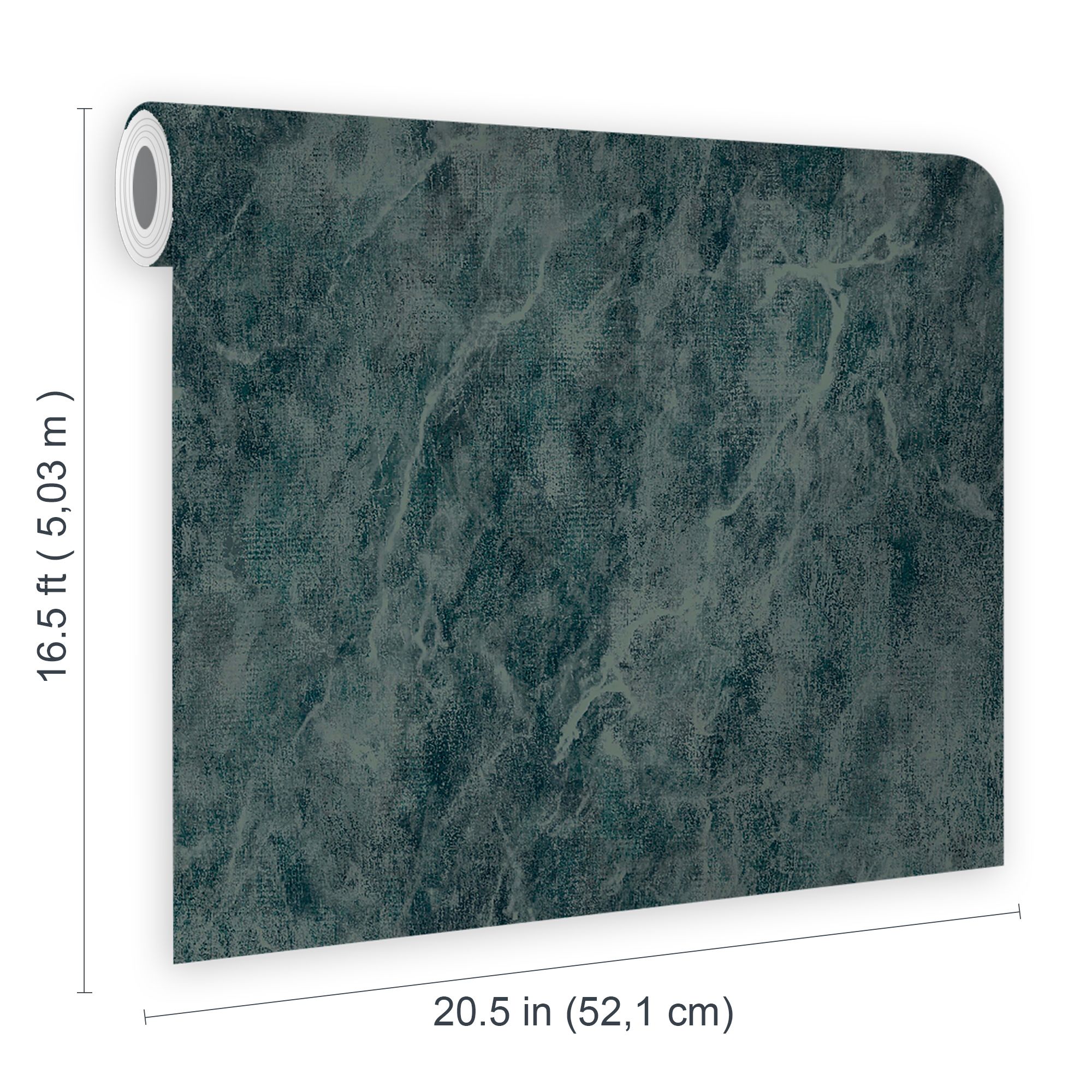 Next Washed marble Blue Smooth Wallpaper
