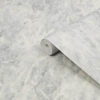 Next Washed marble Neutral Smooth Wallpaper