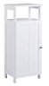 Nicolina Matt White Single Bathroom Cabinet (H)97cm (W)44cm