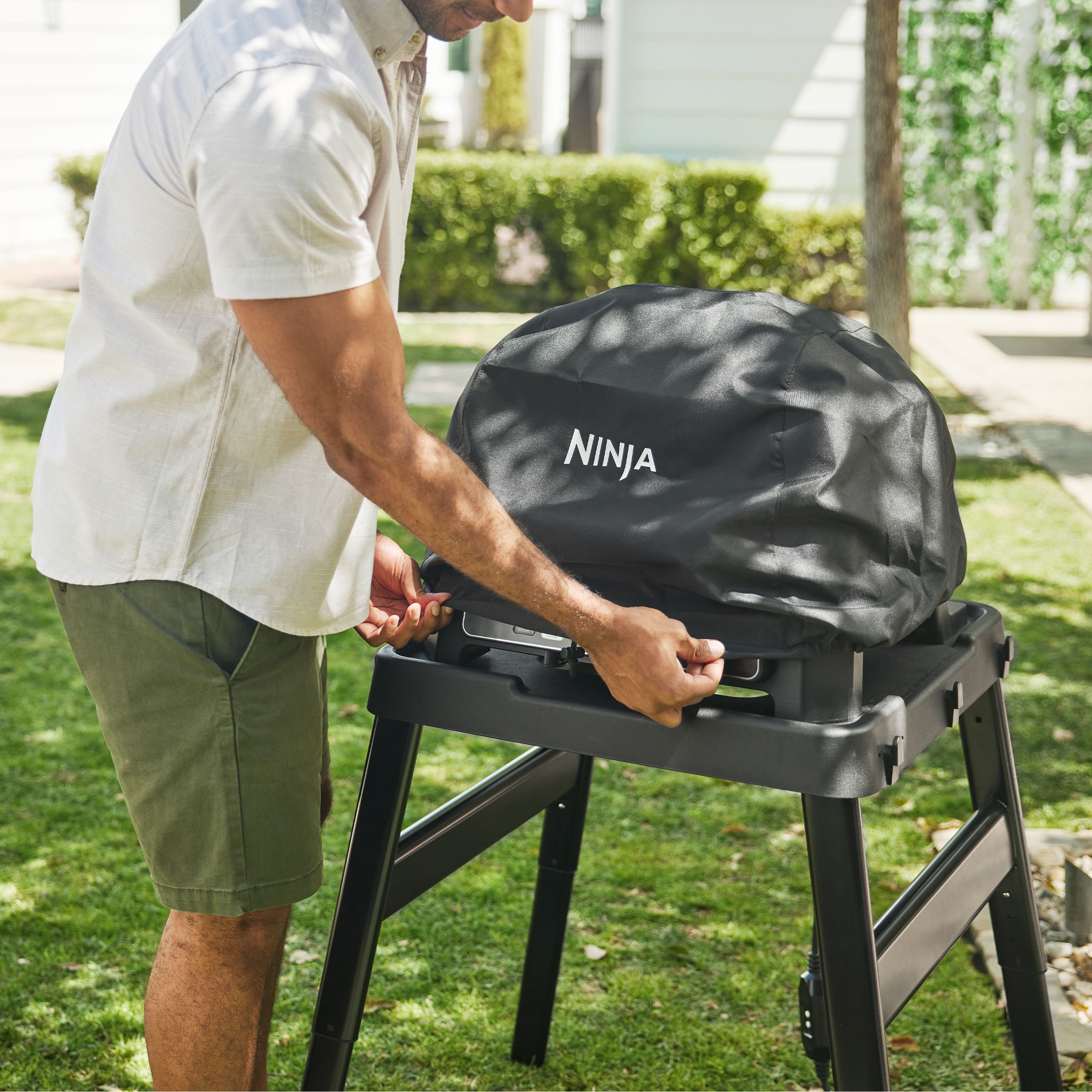 Ninja Woodfire XL Black Rectangular Barbecue cover 61cm(W)