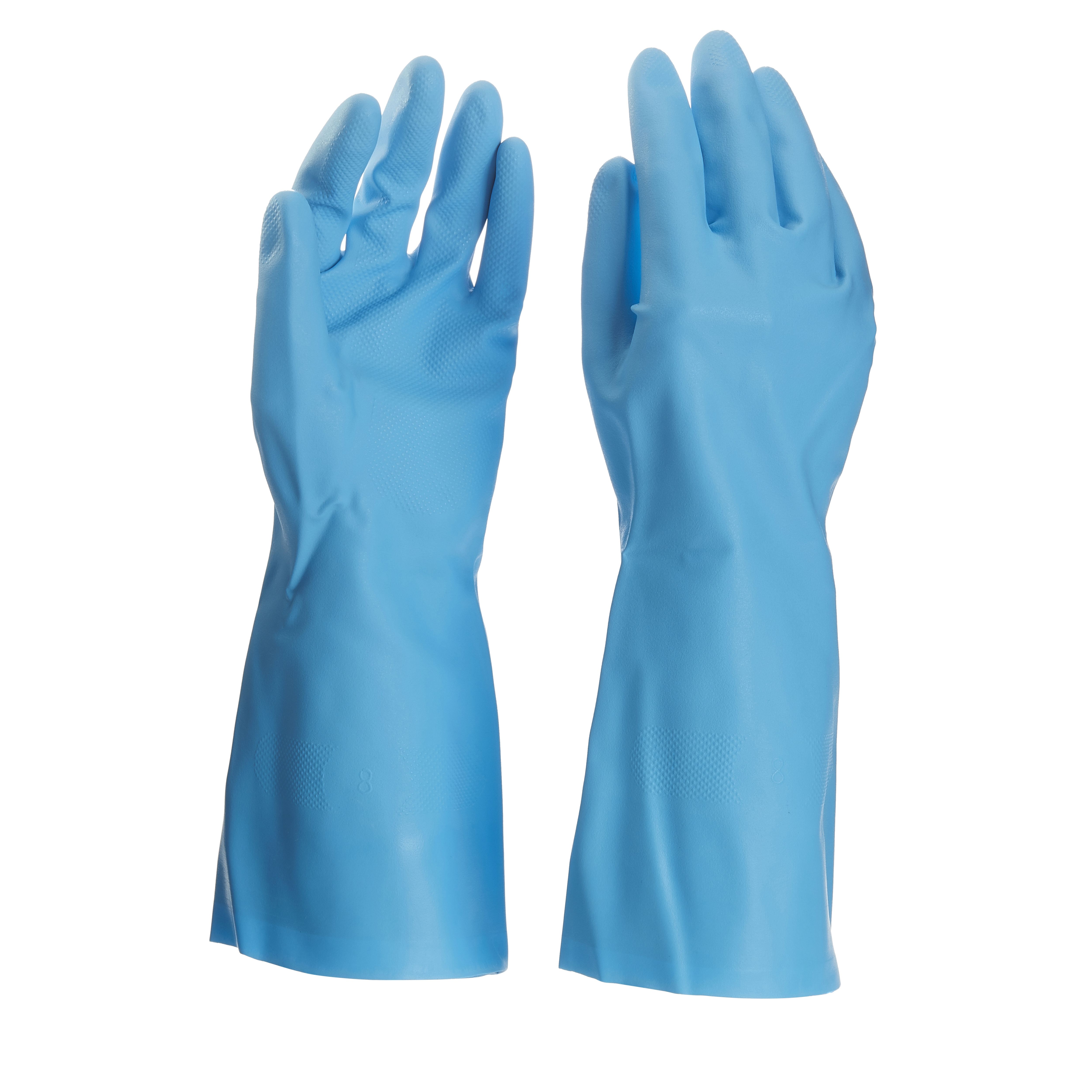 Nitrile Blue Household General handling gloves, Medium