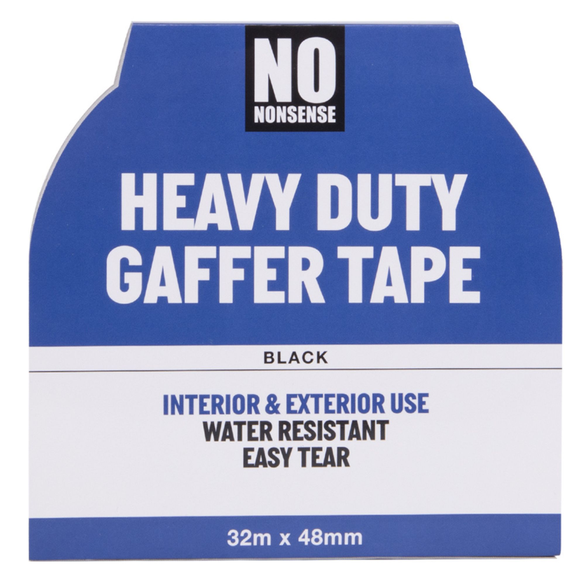 No Nonsense Black Gaffer Tape (L)32m (W)48mm