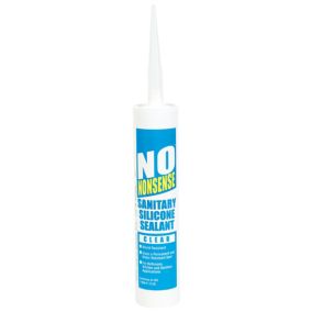 No Nonsense Clear Silicone-based Sanitary sealant, 310ml