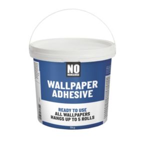 No Nonsense Ready mixed Wallpaper Adhesive 5kg - 5 rolls
