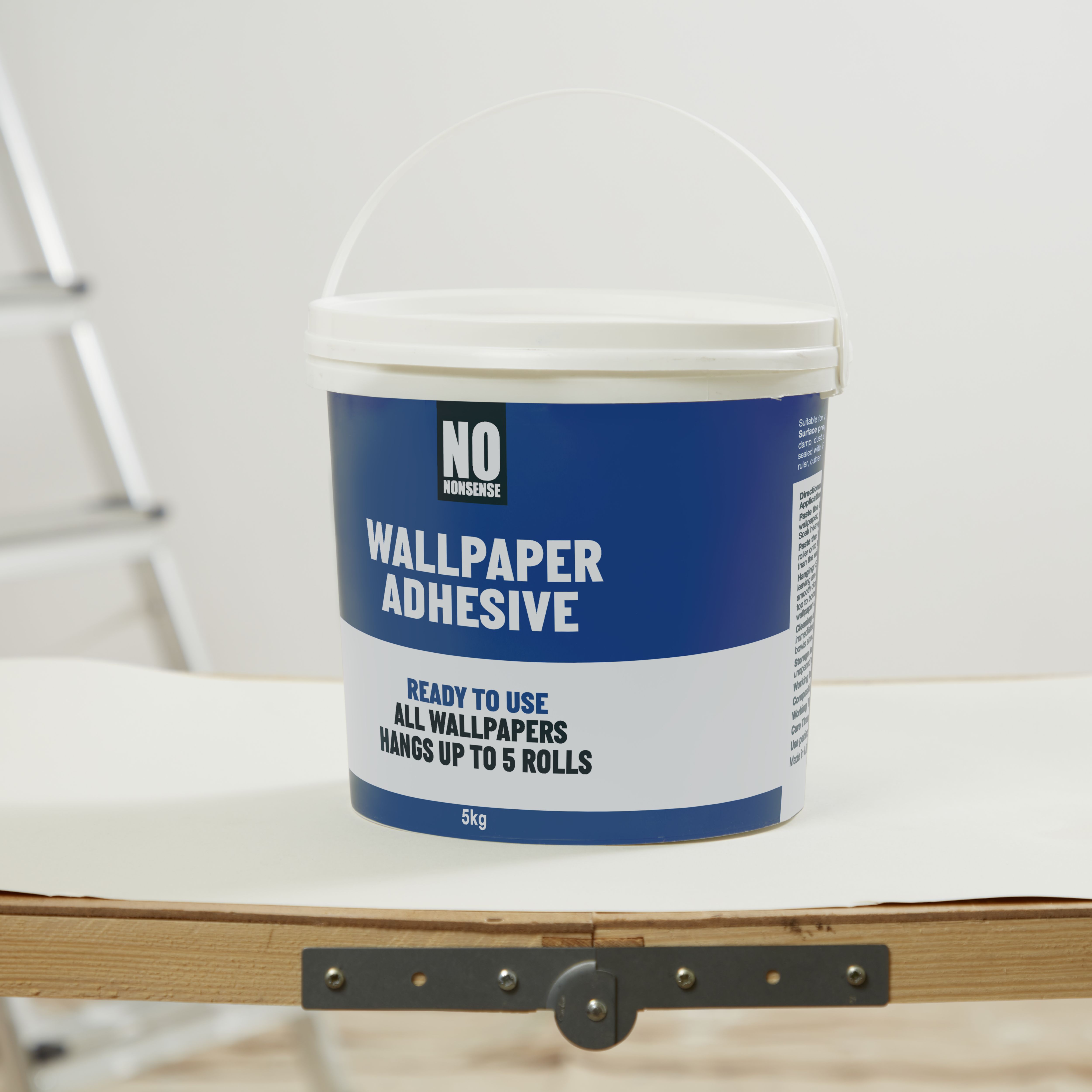 No Nonsense Ready mixed Wallpaper Adhesive 5kg - 5 rolls