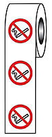 No smoking symbol Self-adhesive labels, (H)40mm