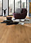 Nobile Natural Chestnut effect Laminate Flooring Sample