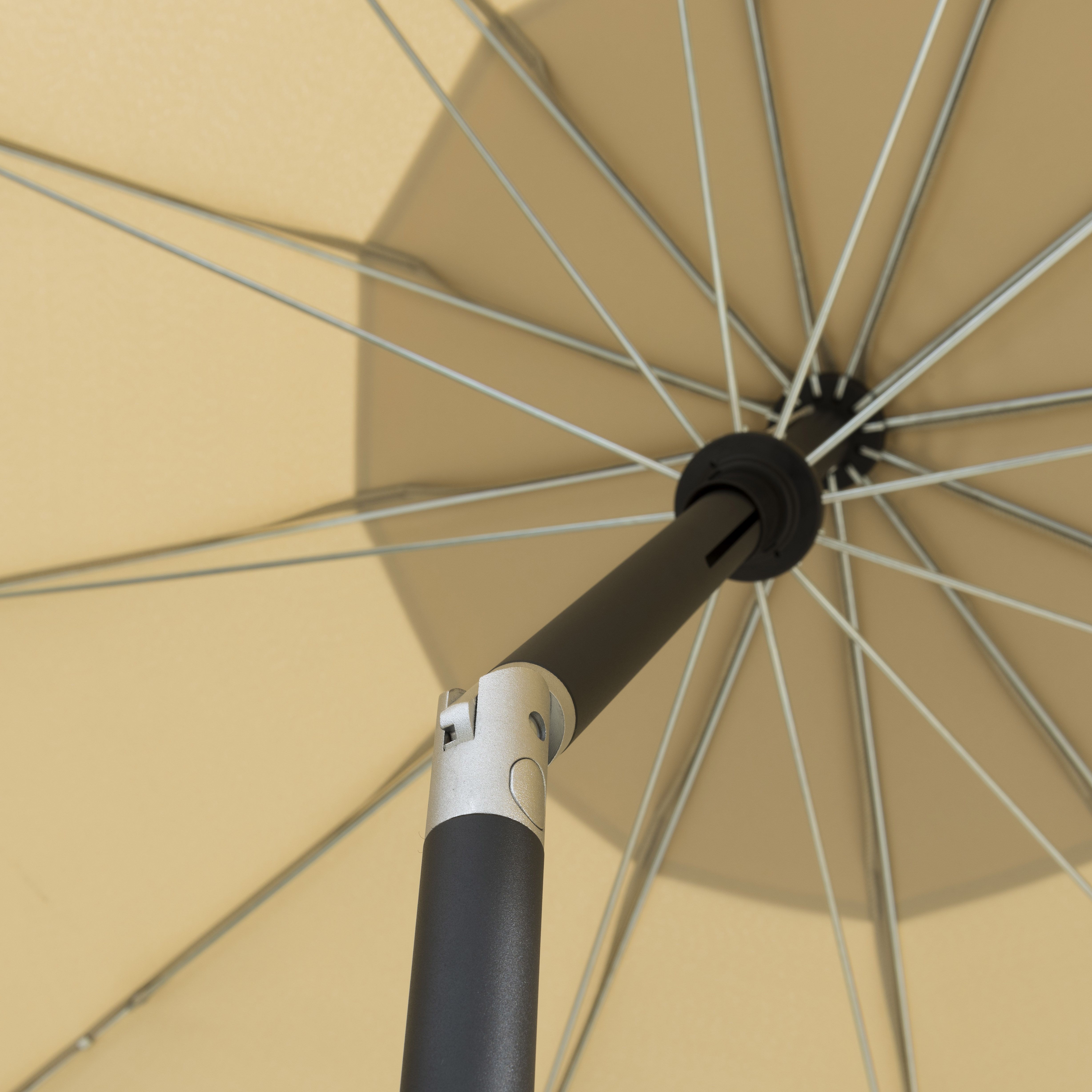 Norfolk Leisure Carrousel (W) 2.5m (H) 2.4m Beige Parasol