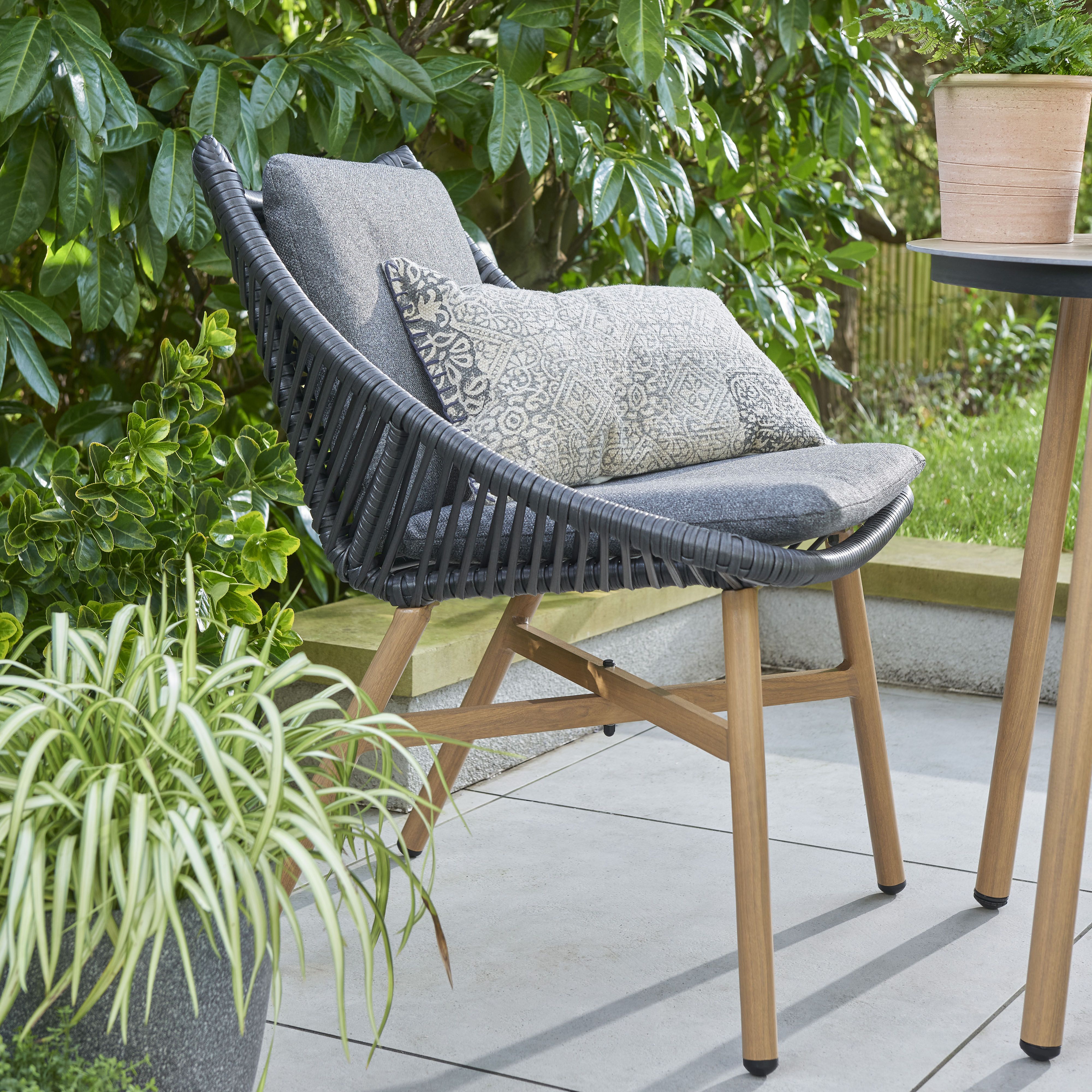 Norfolk Leisure Keswick Grey Metal 2 seater Bistro set