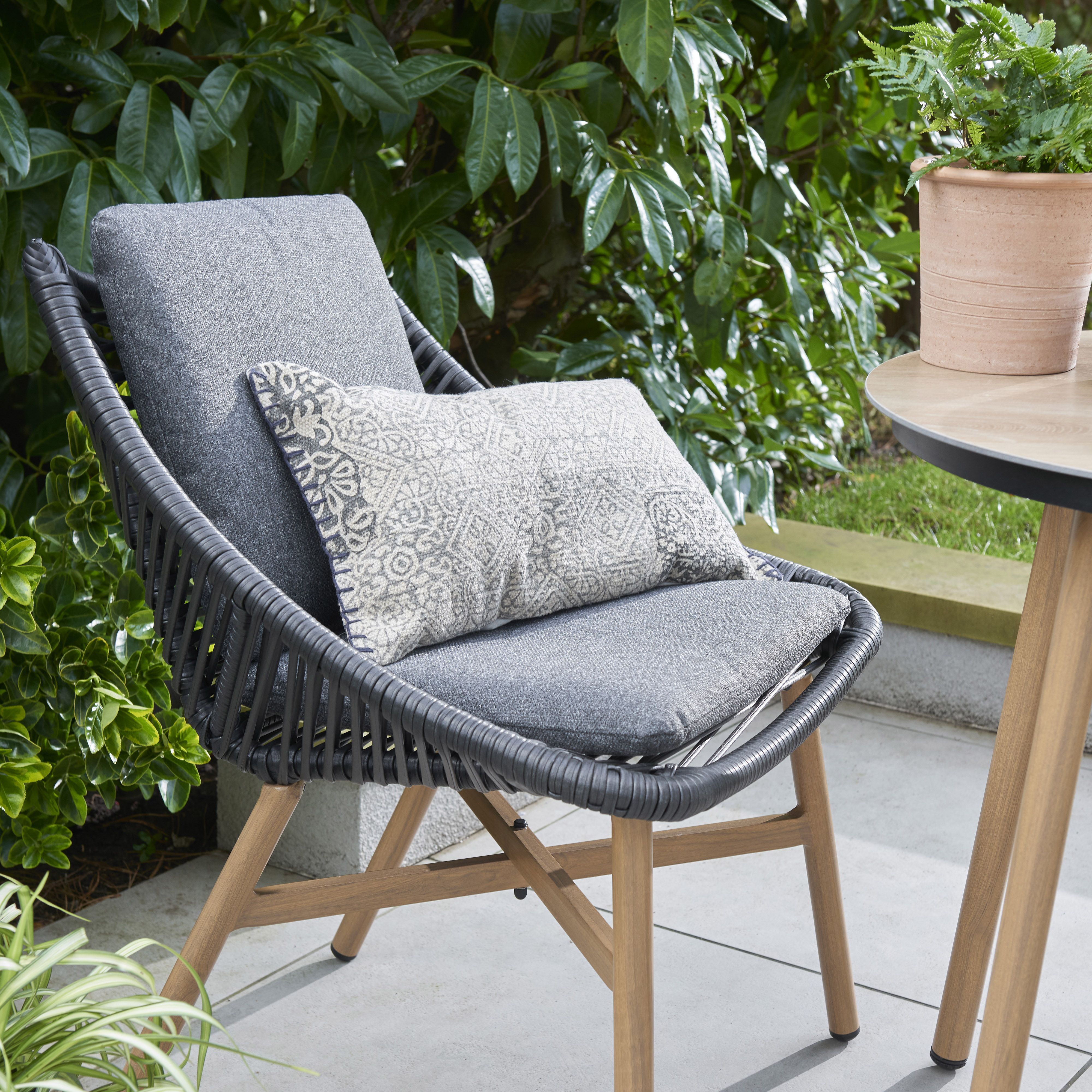 Norfolk Leisure Keswick Grey Metal 2 seater Bistro set