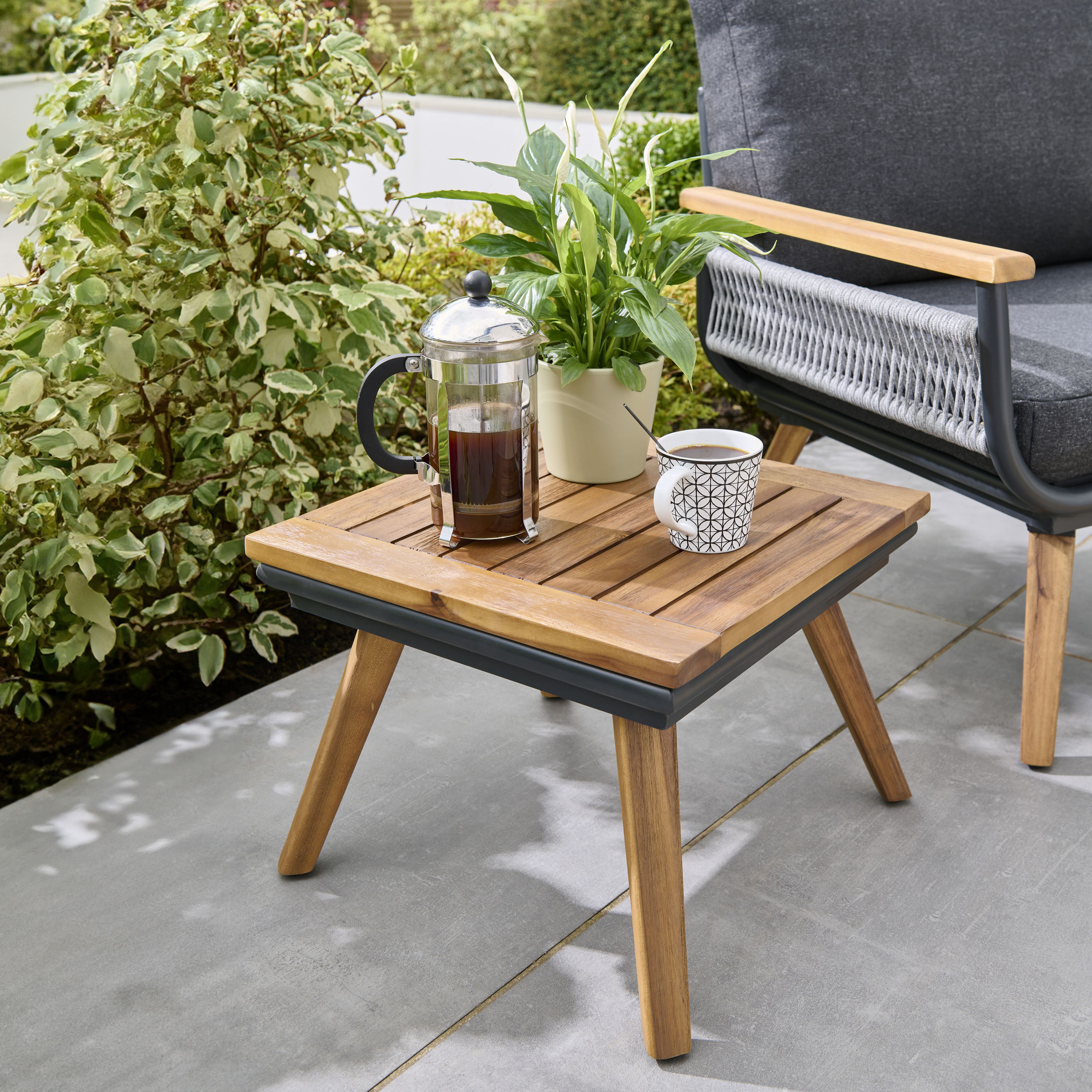 Norfolk Leisure Kimora Graphite Metal 2 seater Bistro set
