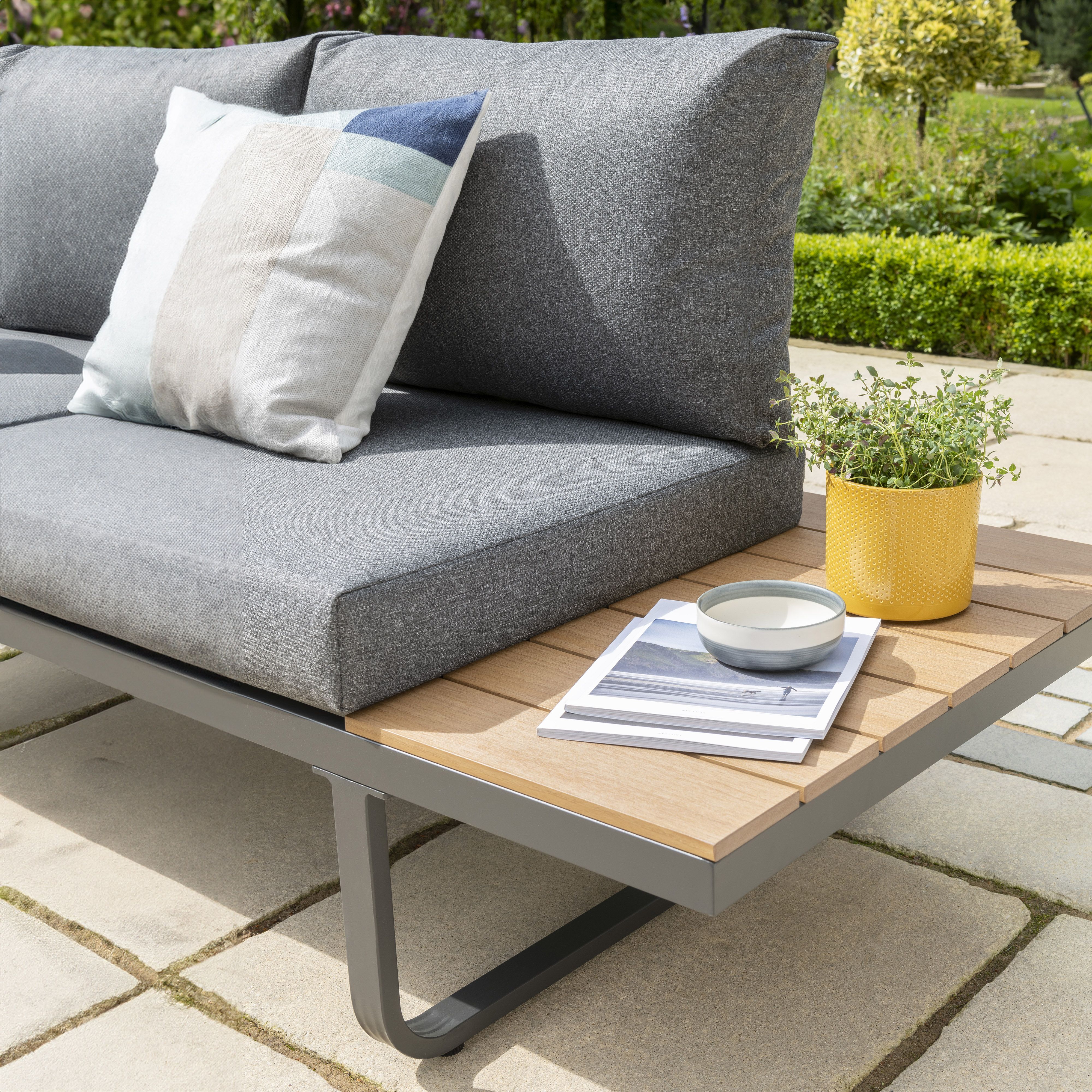 Norfolk Leisure Mini Billingford Anthracite 7 Seater Sofa Set