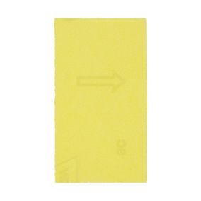 Norton 180 grit Yellow Sanding sheet (L)70mm (W)125mm, Pack of 5