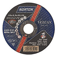 Norton Cutting disc set 115mm x 22.2mm, Pack of 25