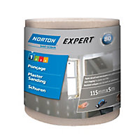 Norton Expert 80 grit Sanding roll (L)5m (W)115mm