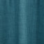 Novan Blue Plain Blackout Eyelet Curtain (W)117cm (L)137cm, Single