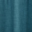 Novan Blue Plain Unlined Eyelet Curtain (W)117cm (L)137cm, Single