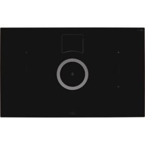 NT-SWITCH-BG-RC 83cm Induction Venting Hob - Black