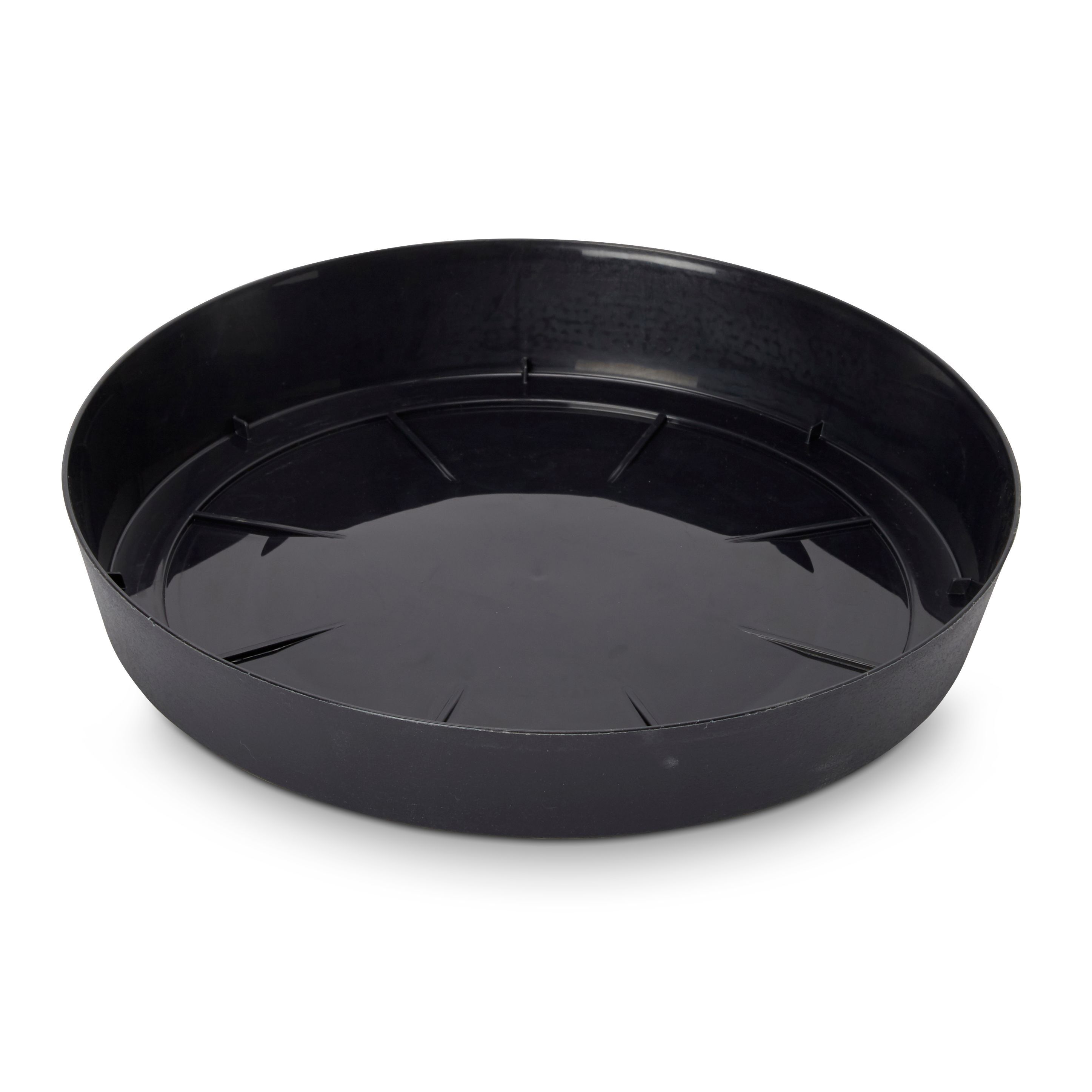 Nurgul Dark grey Saucer (Dia)30.5cm