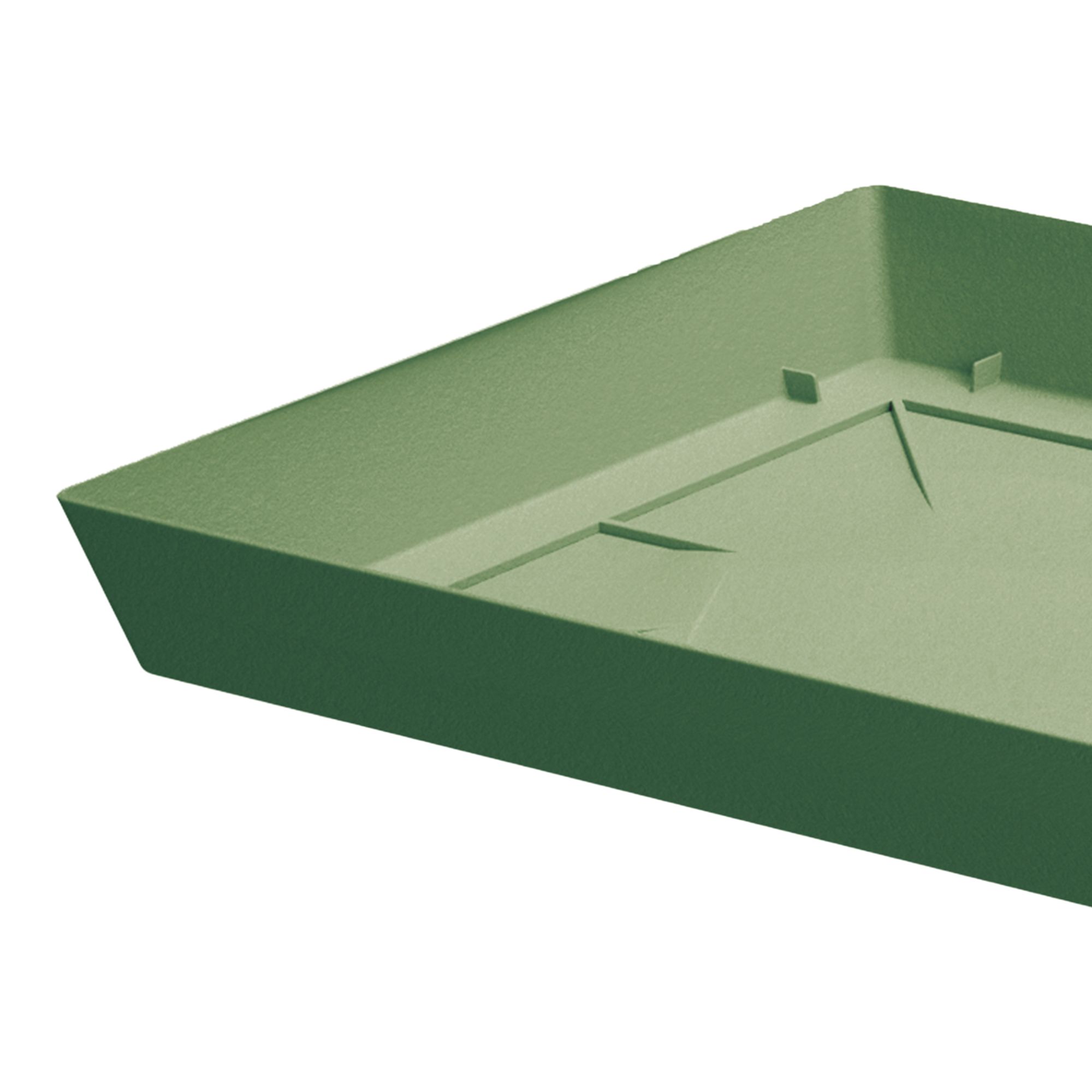 Nurgul Deep Lichen Green Trough saucer