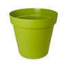 Nurgul Green Plastic Round Plant pot (Dia)30cm