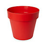 Nurgul Red Plastic Round Plant pot (Dia)40cm