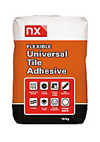 NX Flexible Universal Stone white Tile Adhesive, 10kg