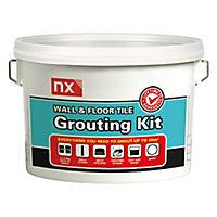 NX White Wall & floor Grout, 5kg