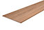 Oak effect Semi edged Chipboard Furniture board, (L)2.5m (W)600mm (T)18mm
