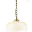 Ola Pendant Antique brass effect 3 Lamp Ceiling light