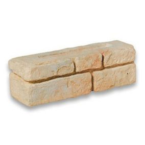 Old Town Brown Single-sided Walling stone (L)450mm (T)130mm, Pack of 48