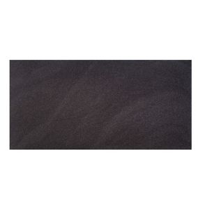 Opulence Black Gloss Ripple Stone effect Porcelain Wall & floor Tile, Pack of 5, (L)600mm (W)300mm