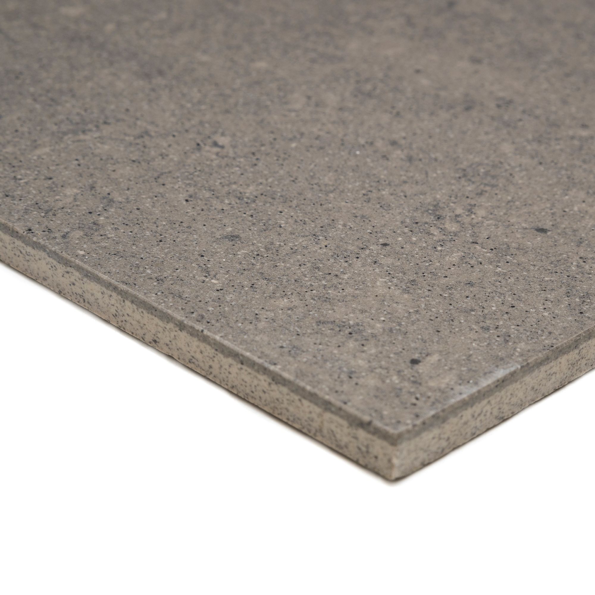 Opulence Smoke grey Gloss Speckled Stone effect Porcelain Wall & floor Tile, Pack of 5, (L)600mm (W)300mm