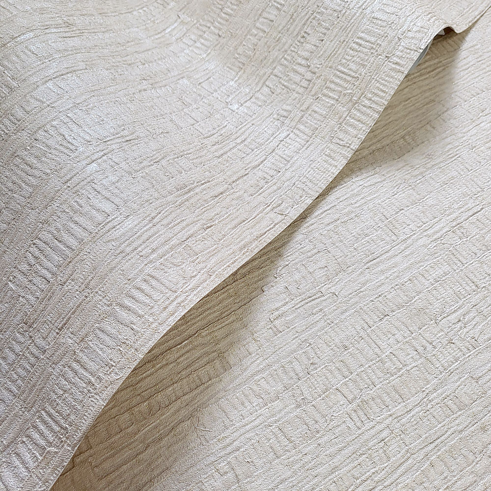 Opus Cream Ornella Bark Embossed Wallpaper