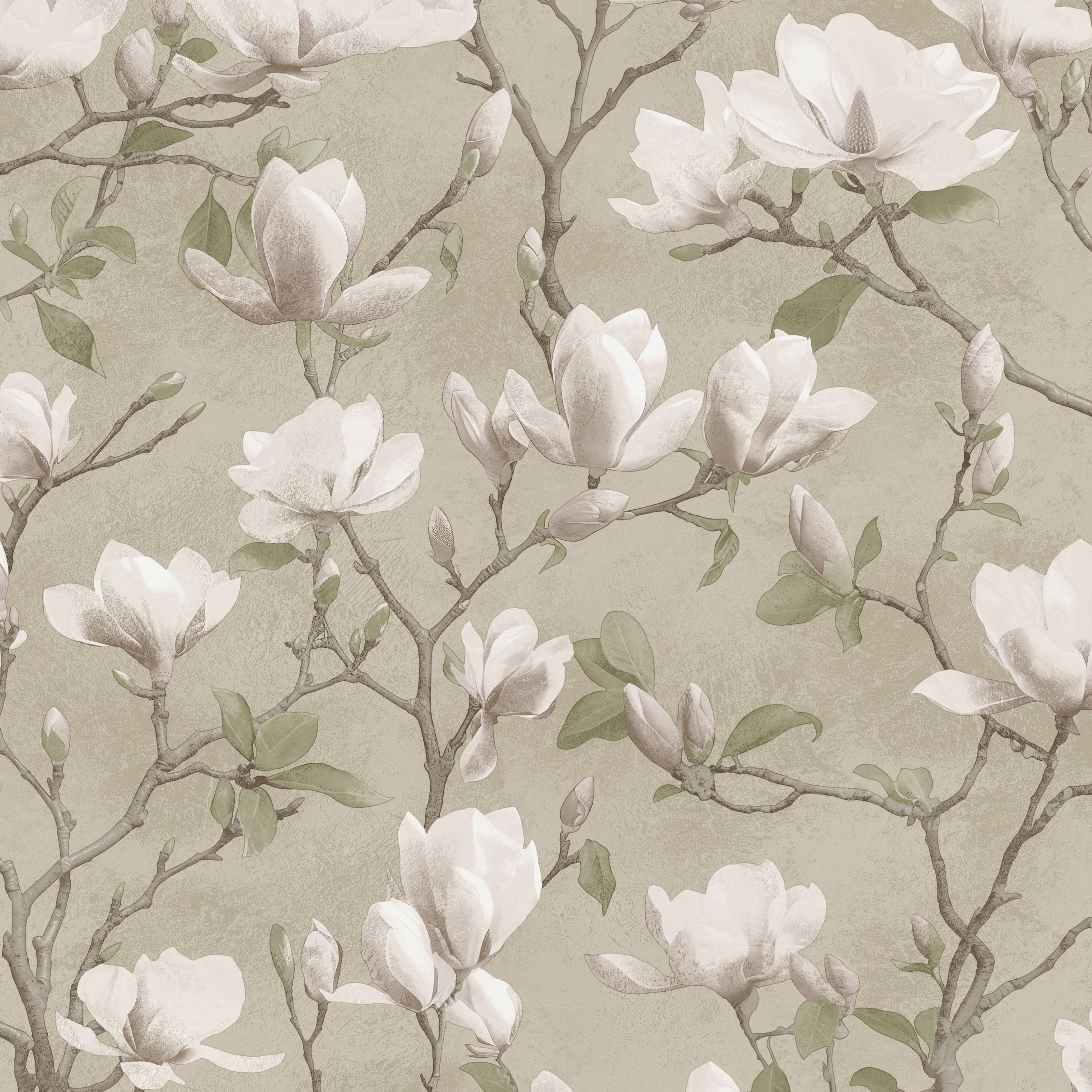 Opus Cream & Pink Petalina Floral Patterned Embossed Wallpaper