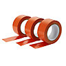 Orange Repair Tape (L)33m (W)50mm, Pack of 3