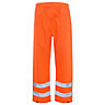 Orange Waterproof Hi-vis trousers, Medium