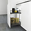 Orion grey Soft-close Universal Pull-out storage, (H)506mm (W)400mm