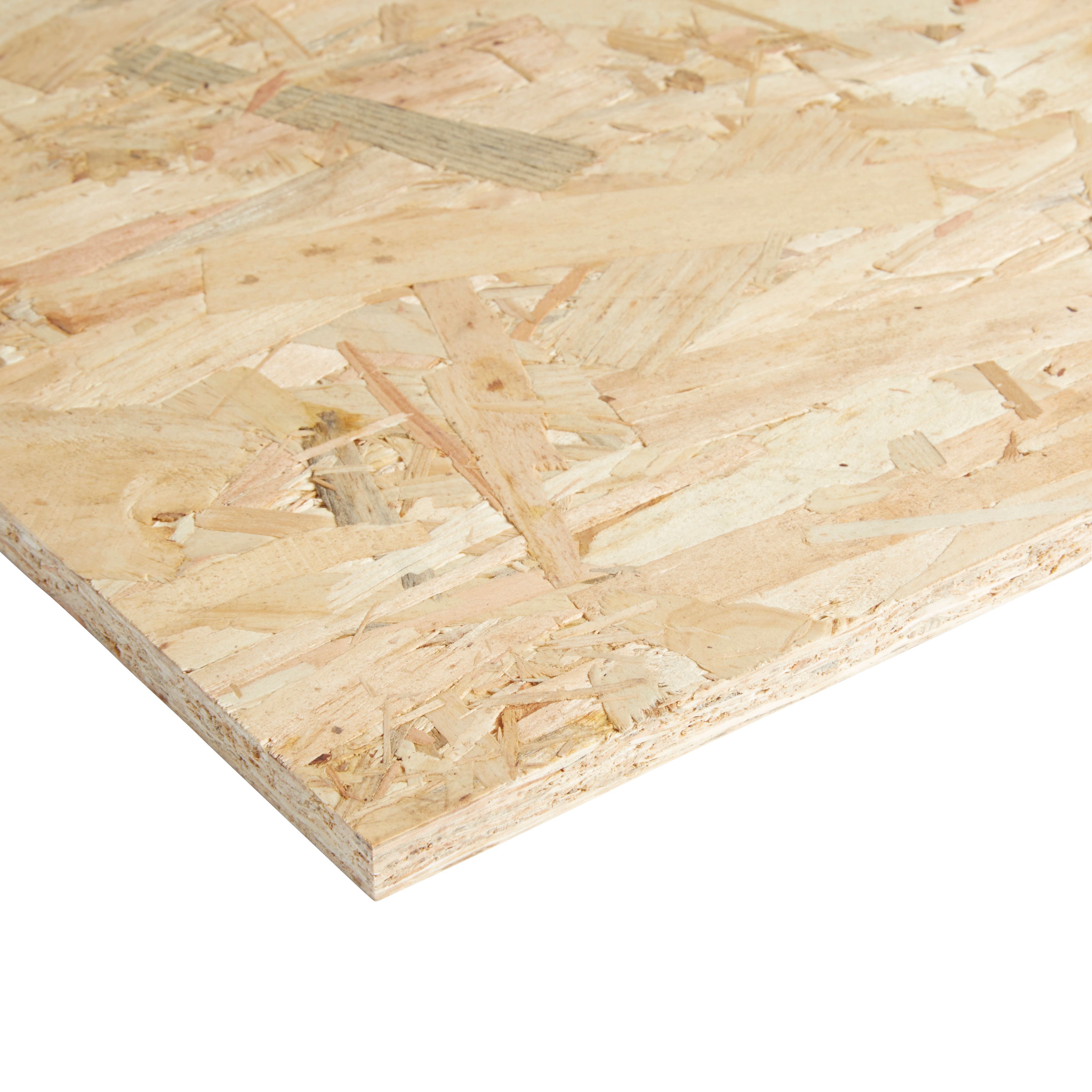 OSB 3 Board (L)0.81m (W)0.41m (T)12mm 2400g