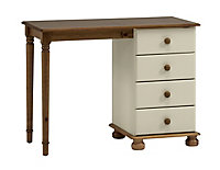 Oslo Cream 4 Drawer Dressing table (H)741mm (W)1003mm (D)465mm