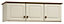 Oslo Cream Pine 3 Door Top box (H)416mm (W)1296mm (D)570mm