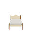 Oslo Cream Single Bed frame (H)935mm (W)1002mm