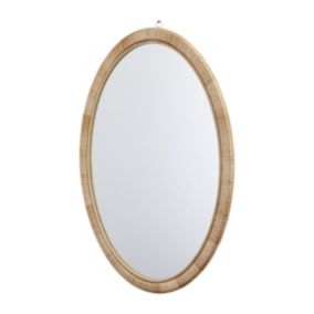 Oval Framed mirror (H)50cm