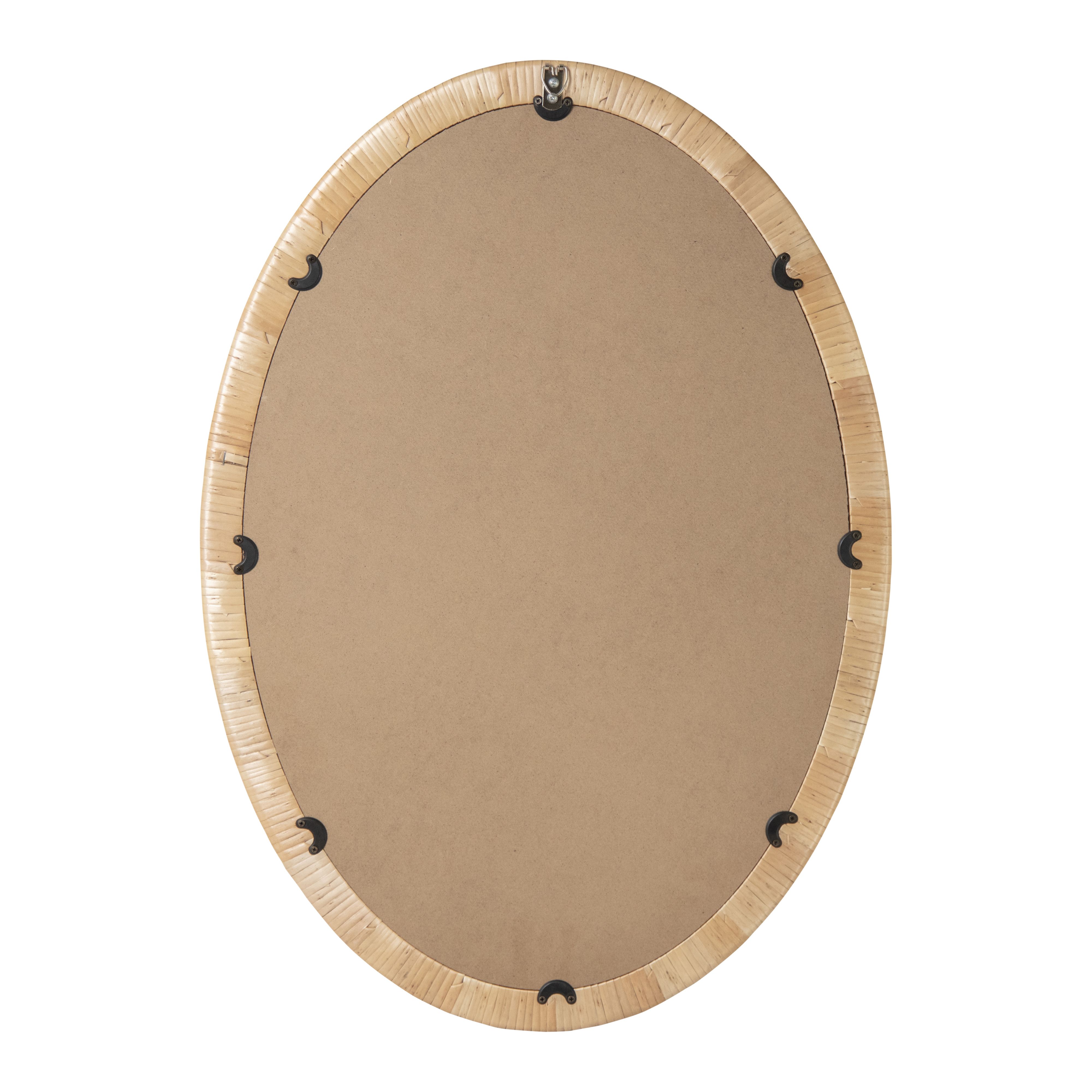 Oval Framed mirror (H)50cm
