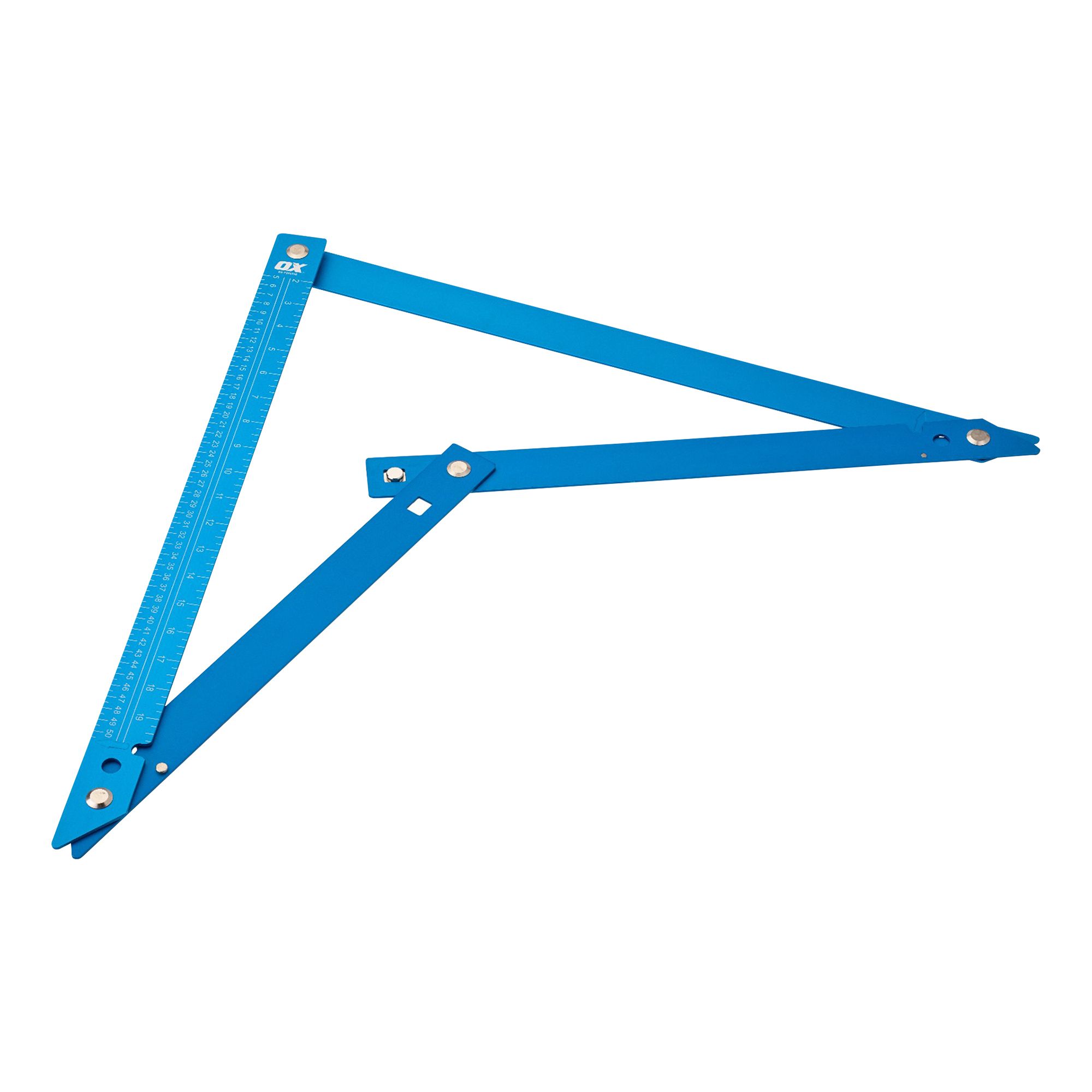 OX Pro Aluminium Folding square (L)600mm (W)3mm