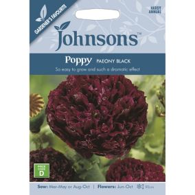 Paeony Black Poppy Seed