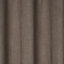 Pahea Brown Chenille Blackout Eyelet Curtain (W)135cm (L)260cm, Single