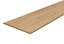Pale oak effect Fully edged Chipboard Furniture board, (L)0.8m (W)200mm (T)18mm